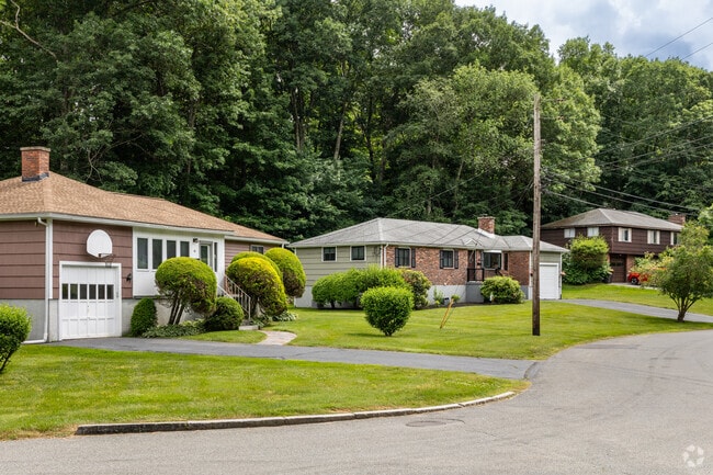 Neighborhoods in Nobscot boast a wide variety of home styles.