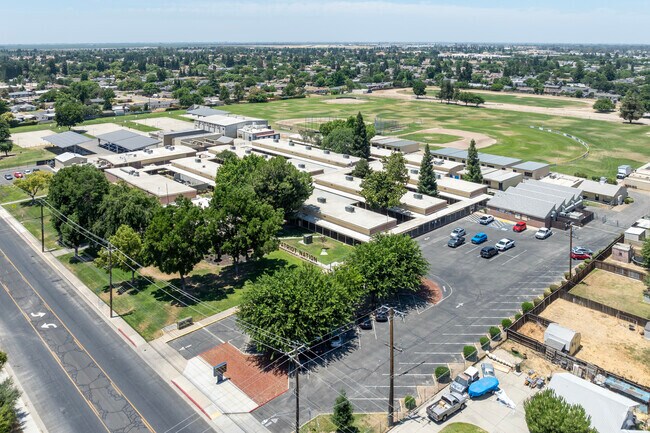 A view of Thomas Jefferson Middle School in Madera.