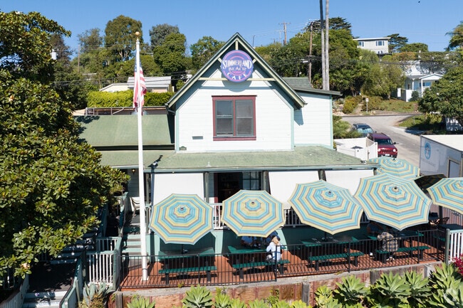 Summerland Beach Cafe in Summerland is housed in an old 1893 Victorian home.