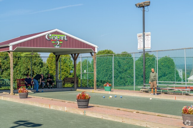 Bridgeport residents love the bocce courts at Bridgeport Memorial Park.
