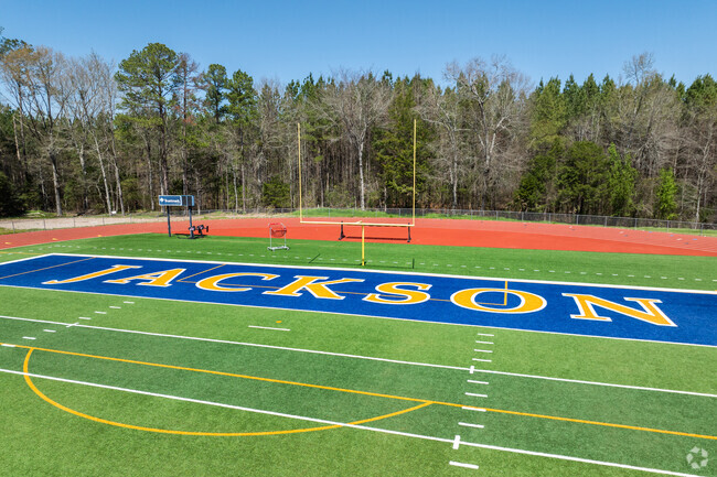 Velma Jackson High School serves students in grades 9 through 12th grade.