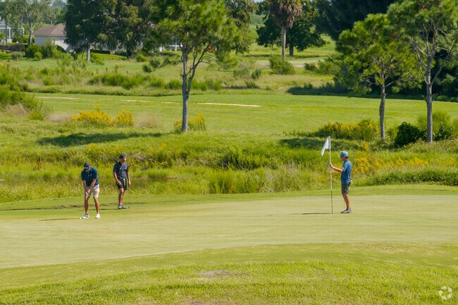 Play a round of golf with friends at the Spring Lake Golf Course in Spring Lake Village.
