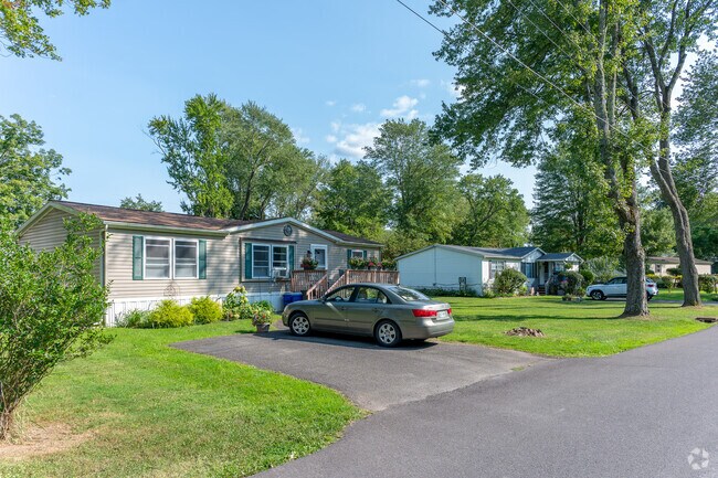 Winding roads give way to secluded properties like ranch-style homes in Rosendale.