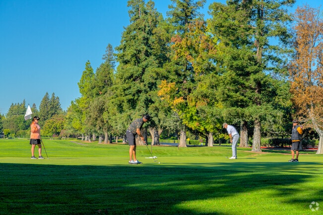 Friends have a friendly competition at the Valley high Country Club in North West Elk Grove.
