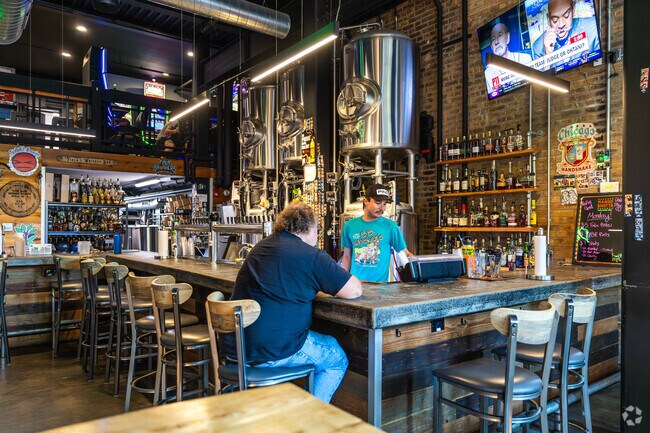 Fiala Brothers Brewery is a great place to grab a bite near Fell Park.