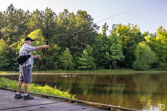 A Central resident finds peace and tranquility fly fishing at Blackwater Conservation Area.