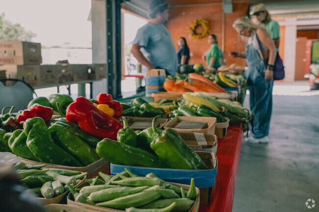 There are various produce options at Grand Prairie Farmers Market.