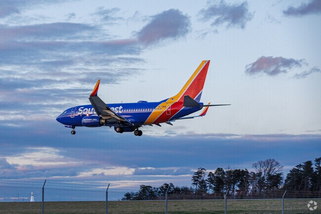 BWI is located a few minutes east of Glen Burnie.