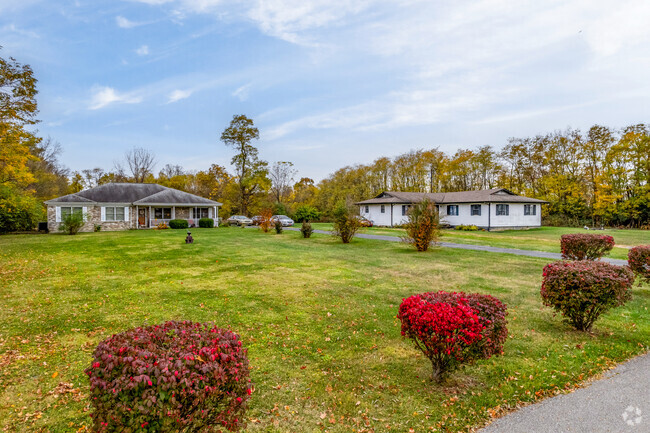 There are only two areas in Jimtown that have homes closer together but most are farm land.