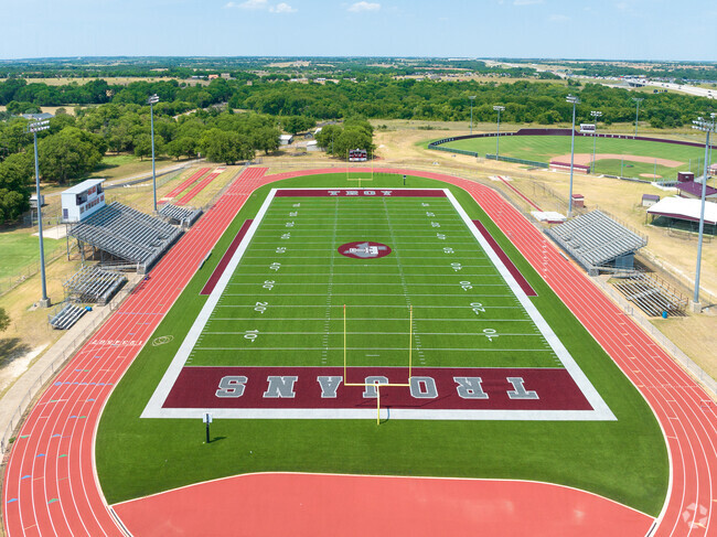 Student athletes at Troy High School may participate in track or football.