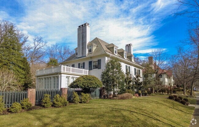 Large sunrooms are a popular addition to many homes in the Guilford neighborhood.
