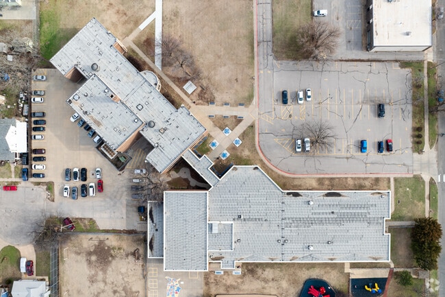 Here is a top down view of Park Elementary School.