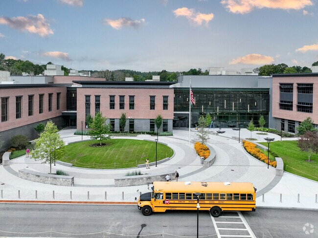 Students may take the bus, drive, or be dropped off at Pentucket Regional High School.
