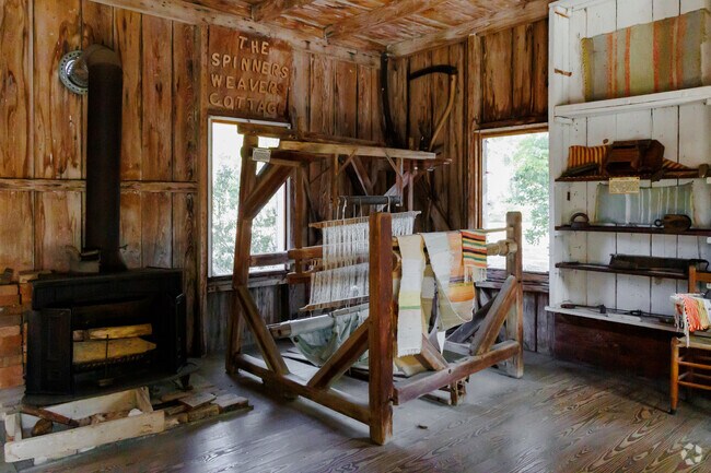 The Spinners Weaver Cottage stands in LARC's Acadian Village.