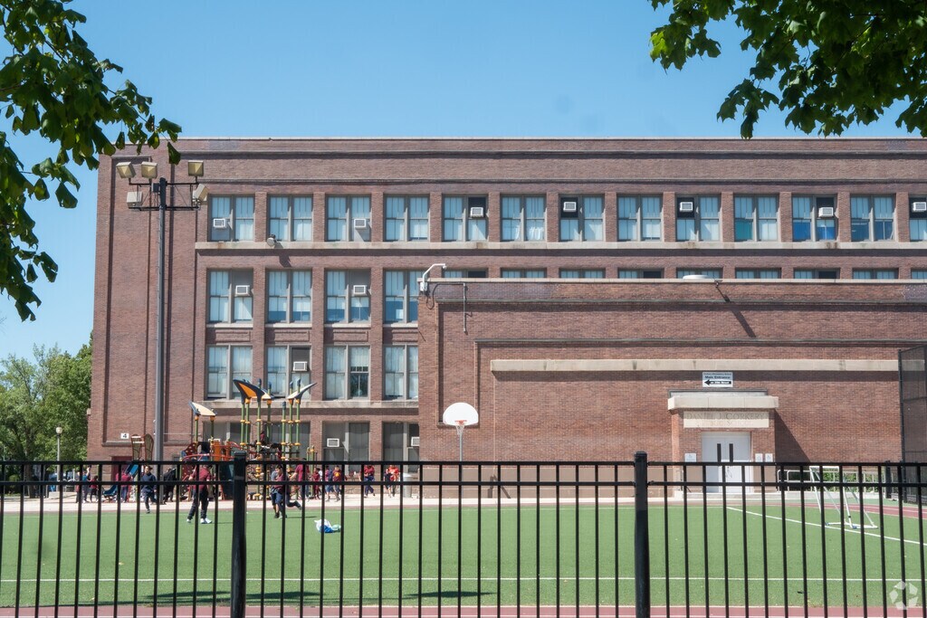 Corkery Elementary School provides education in the neighborhood of Little Village