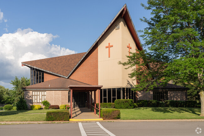 Holy Ghost Lutheran School is part of a church campus.
