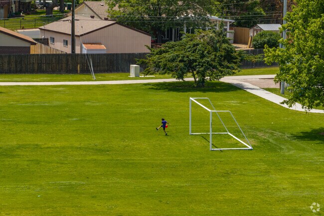 Wyco Park, near Hillcrest, offers open fields for weekend soccer and casual play.