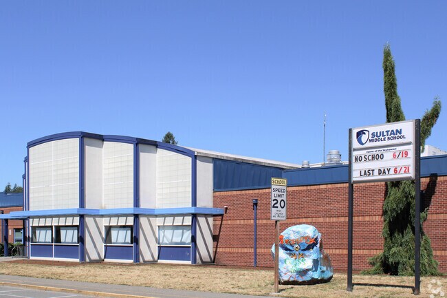 Sultan Middle School provides excellent education and sports programs.