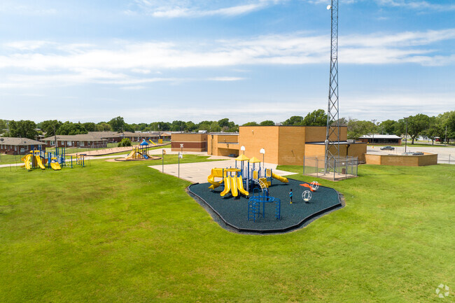 Enjoy the playground at Classical School of Wichita.