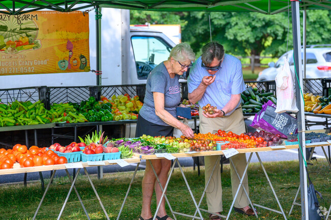 Farmers in the Park happens weekly at Pen Park in Locust Grove.