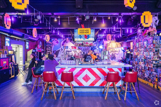 Stop into PLAY Arcade, a barcade dedicated to all things retro media in the South End area.