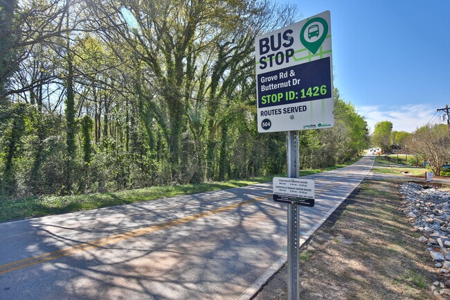 Greenlink connects Gantt to the rest of the areas of Greenville.