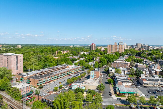 Enjoy a lively neighborhood just outside of the city in Delaware Avenue.