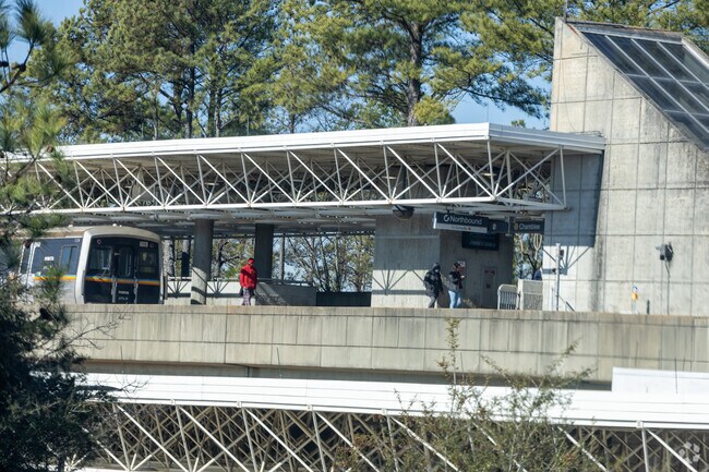 The Marta station in Chamblee makes it an easy commute into Buckhead, GA.