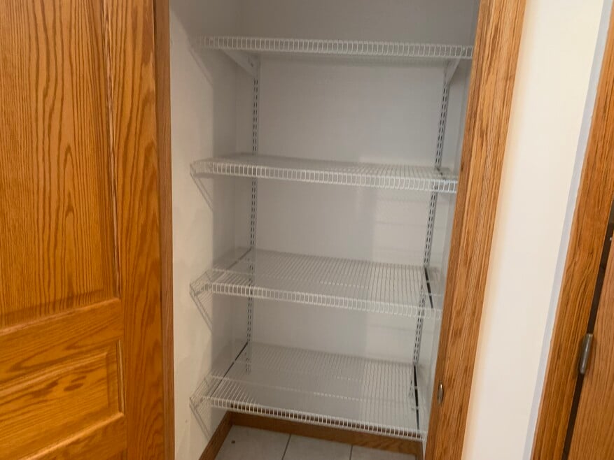Plenty of food storage