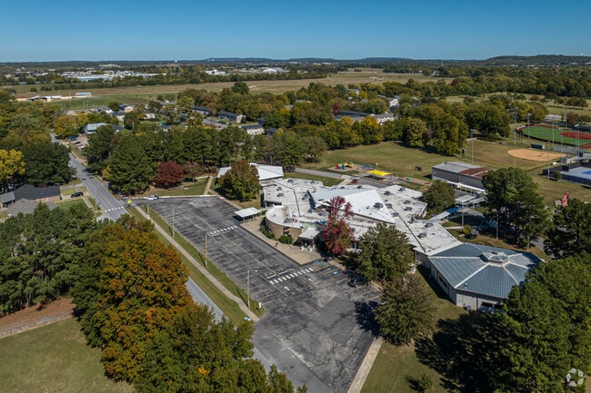 Asbell Elementary School is located on Sang Avenue, east of I-49.