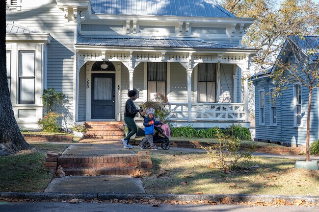 The South neighborhood is highly walkable, with plenty of sidewalks for easy navigation.