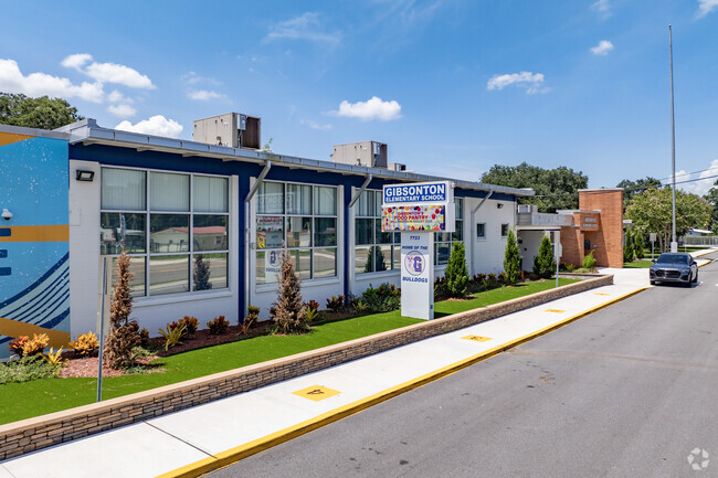 Gibsonton Elementary School erected in 1959 and named after James Gibson, Sr..