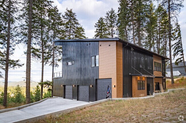 Modern craftsman and contemporary homes sit on the hillside of Blackwell Hill.