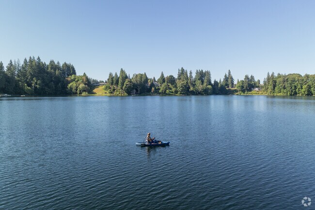 Residents of Holiday Hills can ride kaiaks on Ward Lake.