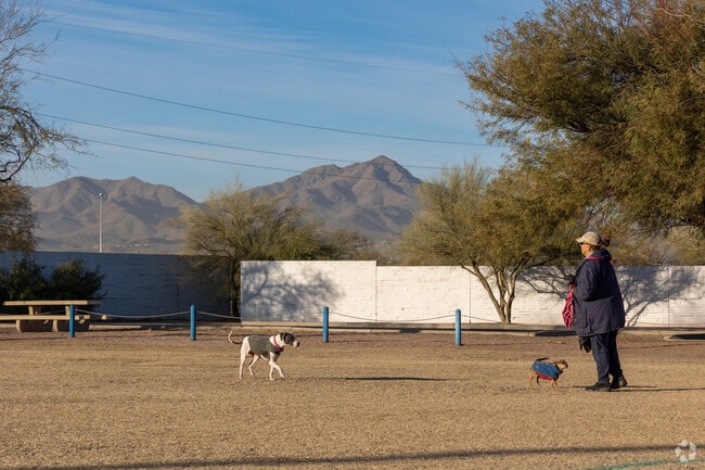The Dan Felix Memorial Park in Casas Adobes connects to the Rillito River Park.