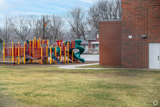 In Ellet, the students of Windemere CLC enjoy the playground when the weather is nice.