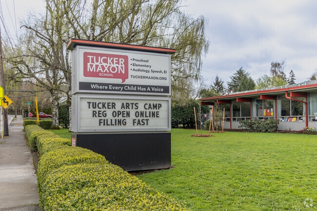 Tucker-Maxon Oral School is a private pre-K and elementary school in Portland Oregon.