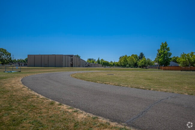 Raymond Arthur Brown Middle School track in Hillsboro, Oregon.