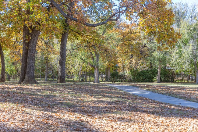 Walking path through Jack W. Cornett Park