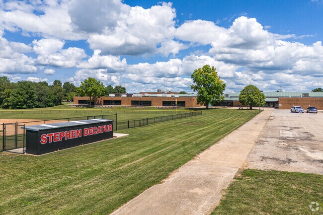 Stephen Decatur Middle School near GM Square, creates an inspiring atmosphere for learning.