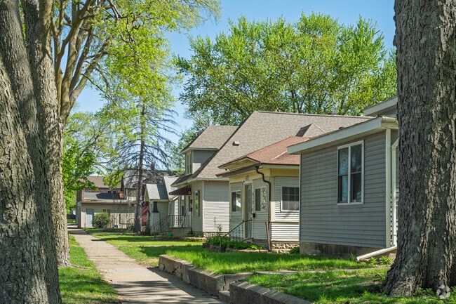 Rows of cottages line many streets throughout La Crosse's Lower Northside.