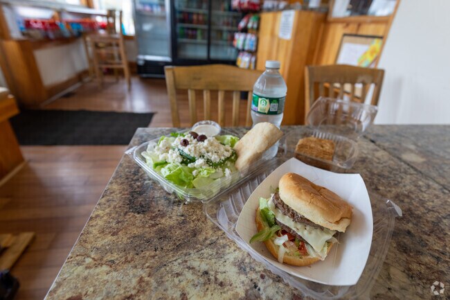 The North Brookfield Pizza Palace serves grinders and salads daily.