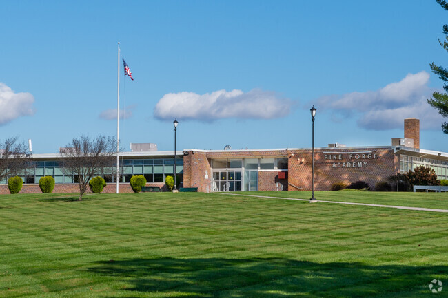 Pine Forge Academy serves grades 9-12 with a B rating on Niche.com.