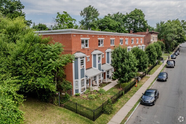 Townhouses are popular providing different options for families in Clay Arsenal.