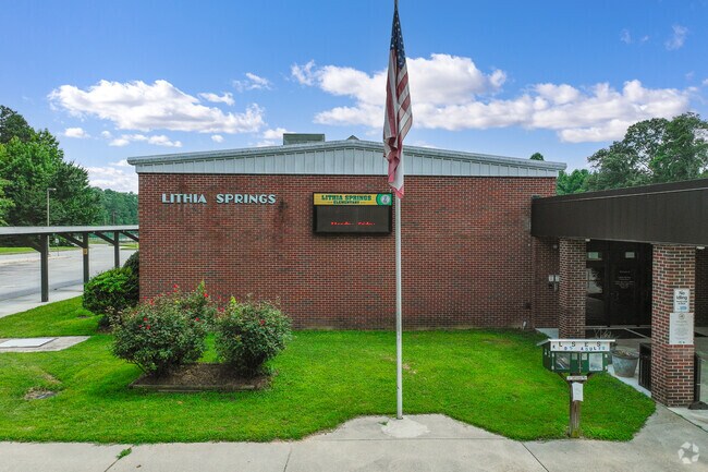 Lithia Springs Elementary is located at 6946 Florence Dr, Lithia Springs, GA. 30122