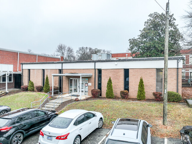 An alternate view of Coltrane-Webb Elementary School in Concord.
