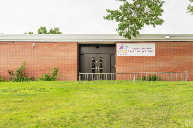 One of the entrances to Madison Elementary.