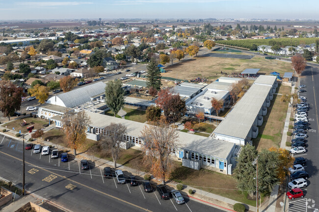 Fremont Elementary School is situated in a quiet area of Fowler.