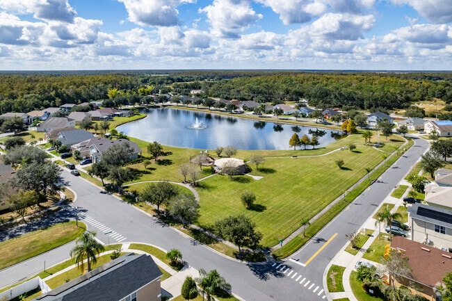 A beautiful aerial view of Cypress Shadows Front Park in Pleasant Hill.