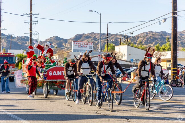 Locals gather in celebration of the holidays in Chatsworth.